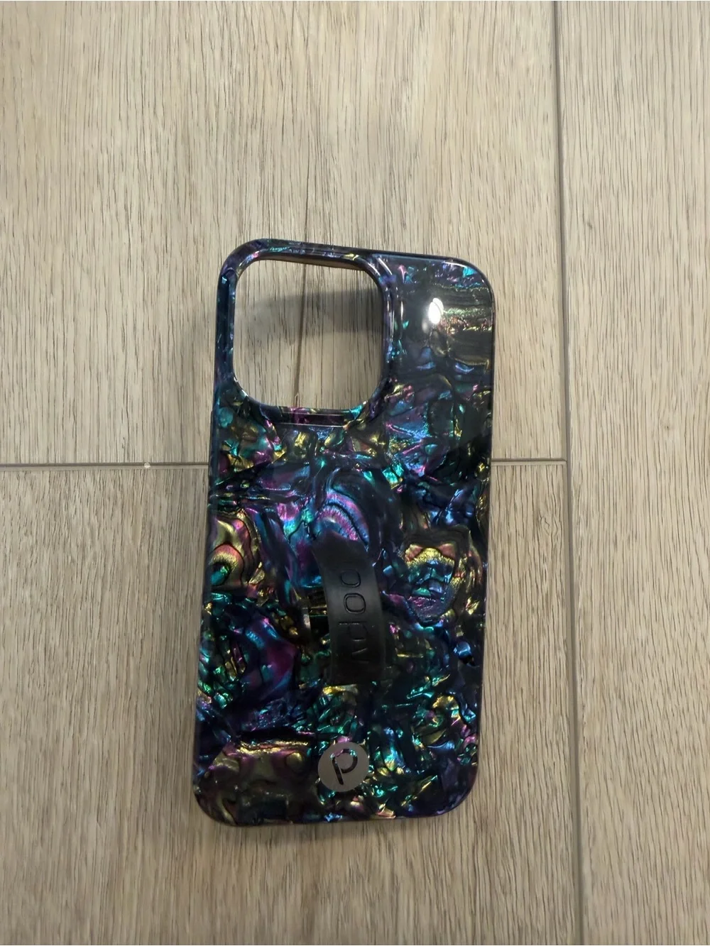 Loopy abalone iPhone 13 Pro Multicolor Protective Phone Case with Grip